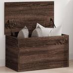 vidaXL Opbergbox 60x35x35 cm bewerkt hout bruin eikenkleurig, Huis en Inrichting, Verzenden, Nieuw