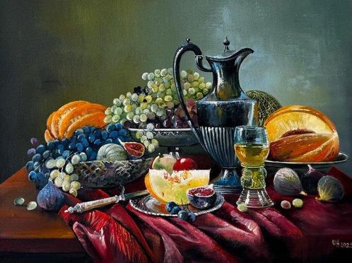 Alexander Nakonechnyi (XX-XXI) - Still life with fruits, Antiek en Kunst, Kunst | Schilderijen | Klassiek