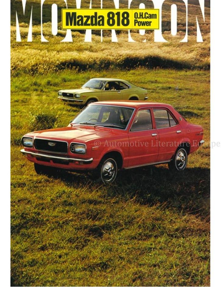 1962 MAZDA 818 BROCHURE ENGELS, Boeken, Auto's | Folders en Tijdschriften