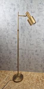 Staande lamp - Staal - Vloerlamp, goudkleur, Antiek en Kunst