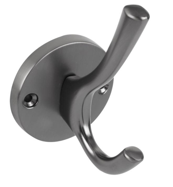 Differnz jashaak dubbel hoed gunmetal, Huis en Inrichting, Woonaccessoires | Kapstokken, Nieuw, Overige materialen