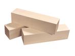 Set van 9 blokken lindehout (5x5x20 cm, om te bewerken of m, Verzenden