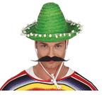 Sombrero Groen 33cm, Hobby en Vrije tijd, Feestartikelen, Verzenden, Nieuw