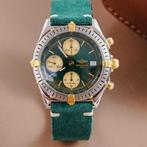 Breitling - Chronomat Green Dial Gold/Steel - B13048 - Heren, Handtassen en Accessoires, Nieuw