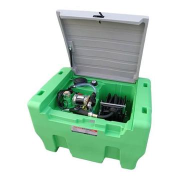 300 liter benzinetank met 12 Volt pompsysteem en slanghaspel beschikbaar voor biedingen