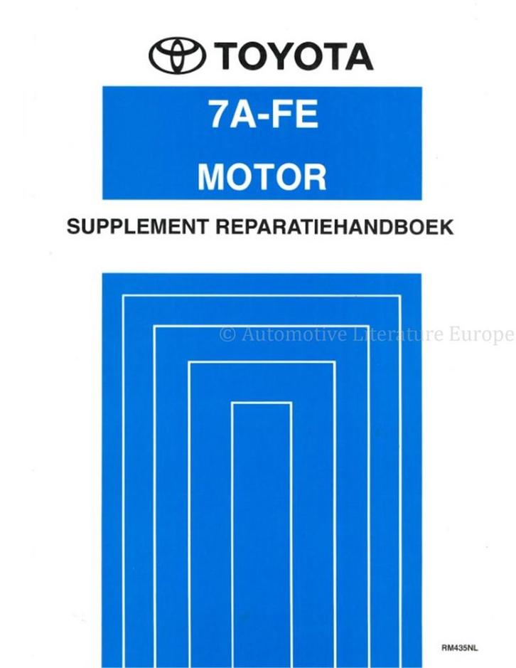 1991 TOYOTA CELICA 4WD 3S-GTE MOTOR (SUPPLEMENT), Auto diversen, Handleidingen en Instructieboekjes