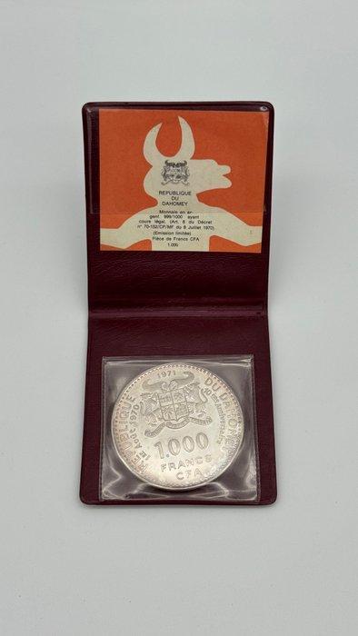 Republiek Dahomey (het huidige Benin). Dahomey 1000 Francs, Postzegels en Munten, Munten | Europa | Niet-Euromunten