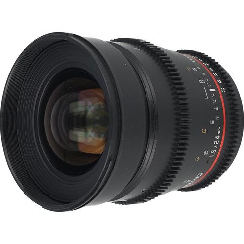 Samyang 24mm T1.5 ED AS IF UMC VDSLR Canon occasion, Audio, Tv en Foto, Foto | Lenzen en Objectieven, Zo goed als nieuw, Verzenden