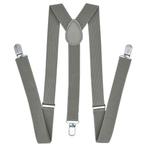 Fako Fashion® - Bretels - Effen - 100cm - Grijs, Verzenden, Nieuw