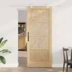 vidaXL Schuifdeur Wit 86 x 211 cm, Doe-het-zelf en Bouw, Deuren en Vliegenramen, Verzenden, Nieuw