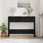 vidaXL Zwarte Eiken Console Tafel - 100x35x76.5 cm -, Verzenden, Nieuw