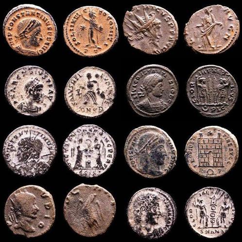 Romeinse Rijk. Lot comprising eight (8) AE coins:, Postzegels en Munten, Munten | Europa | Niet-Euromunten