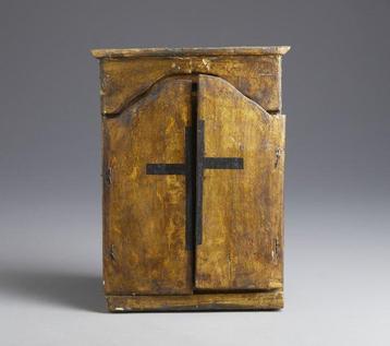 Icoon - Trittico geschilderd - Madonna met Kind met