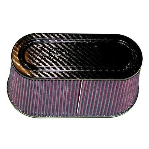 K&N Universeel filter - carbonvezel - 98mm aansluiting, 305m, Auto-onderdelen, Motor en Toebehoren, Nieuw, Verzenden