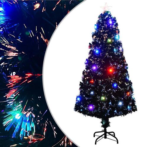 vidaXL Arbre de Noël pré-éclairé avec support 150 cm, Divers, Noël, Neuf, Envoi