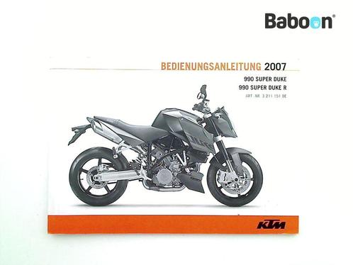 Instructie Boek KTM 990 Super Duke R 2007-2011, Motos, Pièces | Autre, Envoi