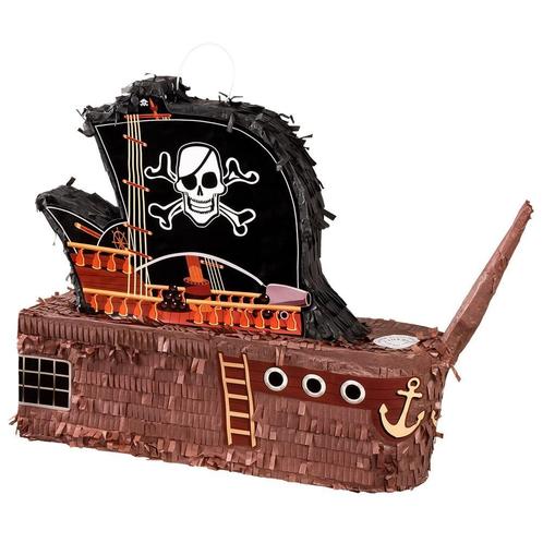 Piraten Pinata Schip 59cm, Hobby en Vrije tijd, Feestartikelen, Nieuw, Verzenden