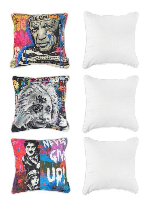 TexStilArt - URBANICON - Exclusieve kussenslopen - Kussen, Antiquités & Art, Tapis & Textile