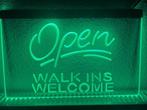 Walk-in welcome neon bord lamp LED verlichting reclame licht, Verzenden, Nieuw