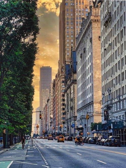 Fabian Kimmel - Central Park W, New York, Antiek en Kunst, Kunst | Schilderijen | Modern