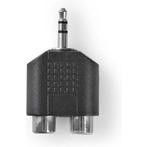 Stereo-Audioadapter -3.5mm jack Male naar 2x RCA (Tulp), TV, Hi-fi & Vidéo