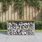vidaXL Tuinbank schanskorfontwerp 83x44x42 cm geïmpregneerd, Verzenden, Nieuw