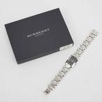 Burberry - Burberry London Rectangular Black Dial Stainless, Nieuw