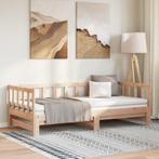vidaXL Slaapbank uitschuifbaar 2x(80x200) cm massief, Verzenden, Nieuw