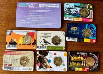 Belgique. 2 1/2 Euro 2018/2024 (8 coincards) (Sans Prix de