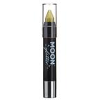 Moon Glitter Holographic Body Crayons Gold 3.2g, Nieuw, Verzenden