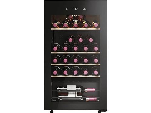 Haier -  Wijnkast G  - Zwart, Elektronische apparatuur, Koelkasten en IJskasten, Nieuw, Zonder vriesvak, 85 tot 120 cm, 45 tot 60 cm