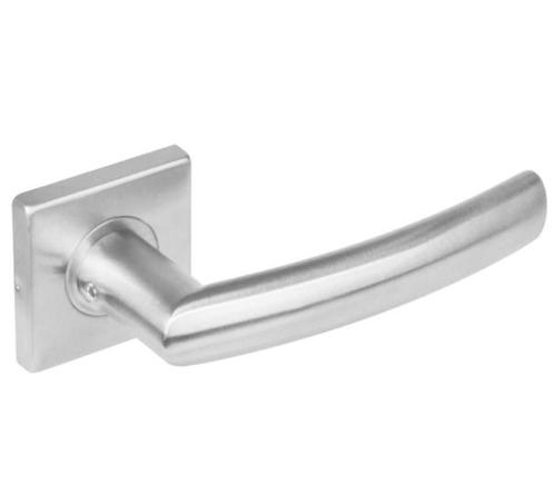 Intersteel deurkruk Blok op rozet vierkant RVS, Doe-het-zelf en Bouw, Hang- en Sluitwerk, Ophalen of Verzenden