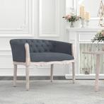 vidaXL Bankje 98x56x69 cm fluweel donkergrijs, Verzenden, Nieuw