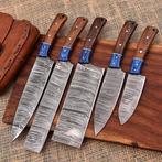 Couteau de cuisine - Chefs knife - Acier plié, bois dur et