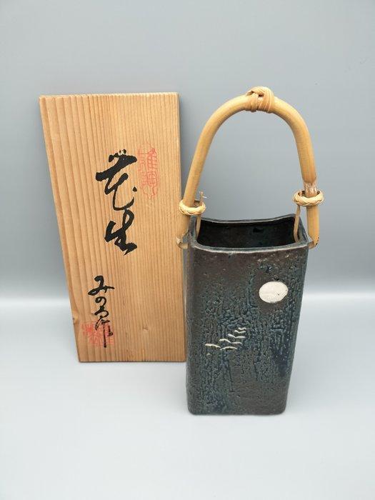 Vaas - Keramiek - Japan - Seto Akazu-yaki (Zonder, Antiek en Kunst, Antiek | Overige Antiek