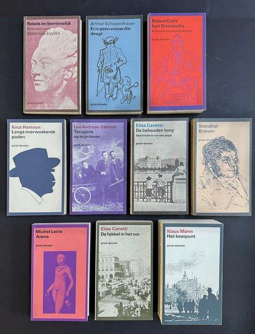 Privé-domein; Lot met 10 delen uit de reeks - 1976-1992, Antiek en Kunst, Antiek | Boeken en Manuscripten