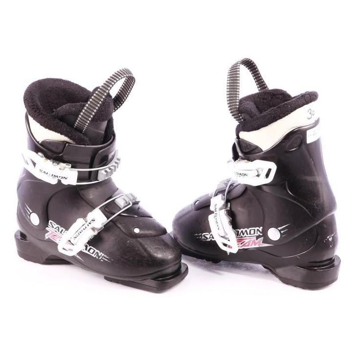 30 30,5 kinder skischoenen SALOMON T2, black/white, Sport en Fitness, Skiën en Langlaufen, Verzenden