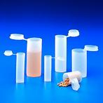 Plastic buisjes met dop   5 ml    10 stuks, Verzenden