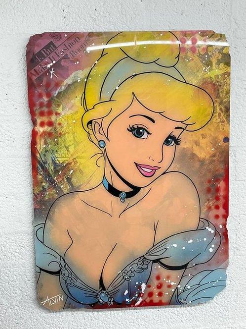 Alvin Silvrants - Disney’s Cinderella - High Gloss cutting, Antiek en Kunst, Kunst | Schilderijen | Modern