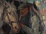Cornelis de Kort (1910-1996) - Boer en twee paarden