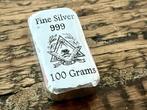 100 gram - Zilver .999 - Freemasons - No Reserve
