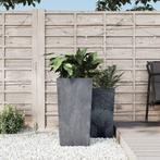 vidaXL Plantenbak met uitneembare bak beton-look 21/49 L PP, Verzenden, Nieuw