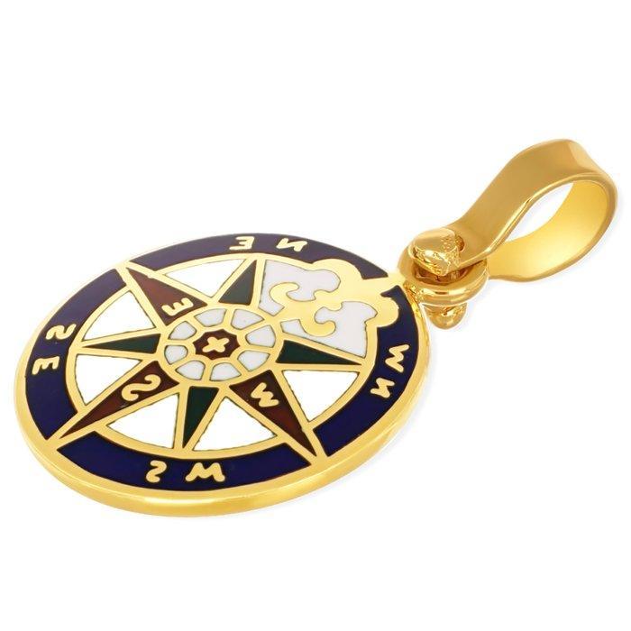 Hanger - 18 karaat Geel goud, Handtassen en Accessoires, Antieke sieraden