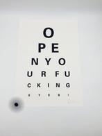 Alex Bucklee (XX-XXI) - Eye Test Black Glitter, Antiek en Kunst