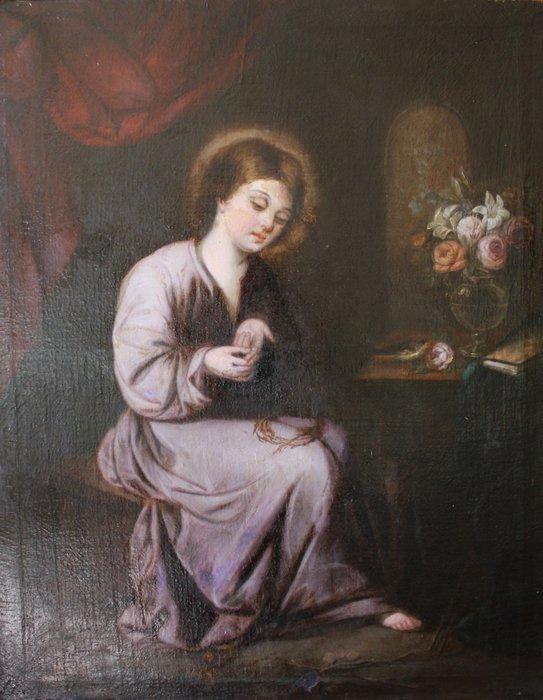 Francisco de Zurbaran (1598-1664), Navolger van - Il Bambino, Antiek en Kunst, Kunst | Schilderijen | Klassiek