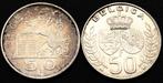 Belgique. 50 Francs 1950 e 50 50 Francs King Baudouins, Timbres & Monnaies