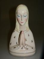 Statue, Ronzan Madonna in preghiera - 22 cm - Poterie, Antiek en Kunst