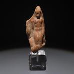 Oud-Egyptisch Terracotta Harpocratres wordt vastgehouden., Verzamelen, Mineralen en Fossielen