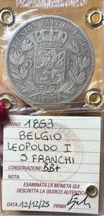 België. Leopold I. 5 Francs 1853 (Zonder minimumprijs), Postzegels en Munten