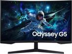 Samsung Odyssey G5 G55C - Gaming Monitor - 32 2560x1440, Computers en Software, Verzenden, Zo goed als nieuw, Samsung
